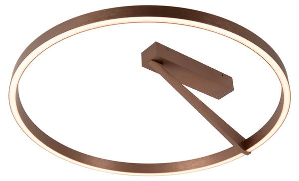 Plafonnier APPLAUSE Marron - Aluminium - 60 x 20 x 60 cm