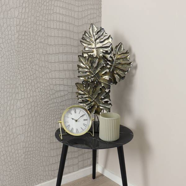 Ornament auf Basis für Innen auf Stand Braun - Metall - 13 x 58 x 33 cm
