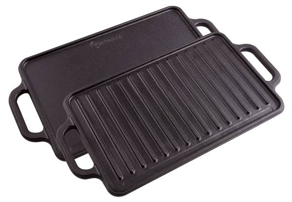 Grillplatte VIC-38793 Schwarz - Gusseisen - 21 x 1 x 33 cm