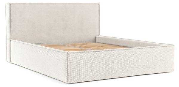 Polsterbett Sato mit Stauraum 180x200Bon Creme - Liegefläche Breite: 180 cm