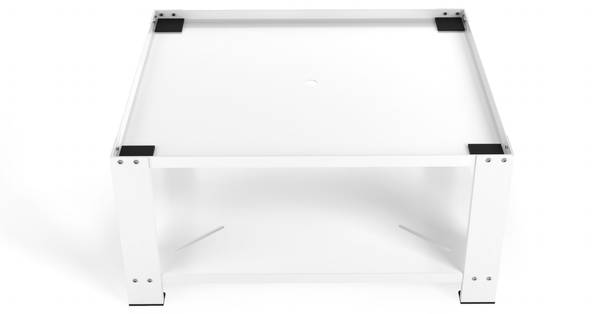 Waschmaschinen Untergestell Ecoslim Weiß - Metall - 63 x 31 x 54 cm