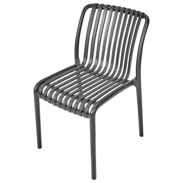 Gartenstuhl ARICCIA 4-tlg Schwarz