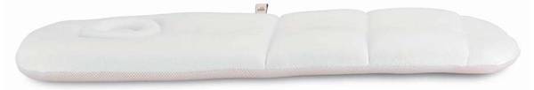 Babymatratze Simply Weiß - Textil - 110 x 3 x 80 cm