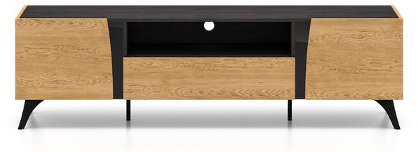 TV-Möbel Soah Braun - Holzwerkstoff - 180 x 52 x 40 cm