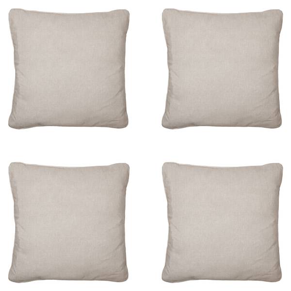 Dekorationskissen PANAMA 4er-Set Beige