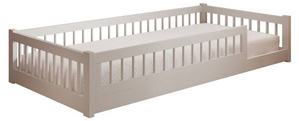 Bett Nori Weiß - 97 x 206 cm