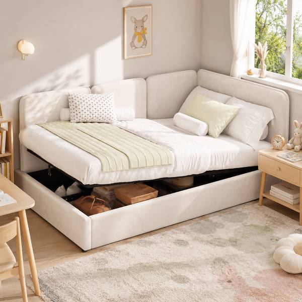 Kinderbett TIAE381 Ⅰ Beige