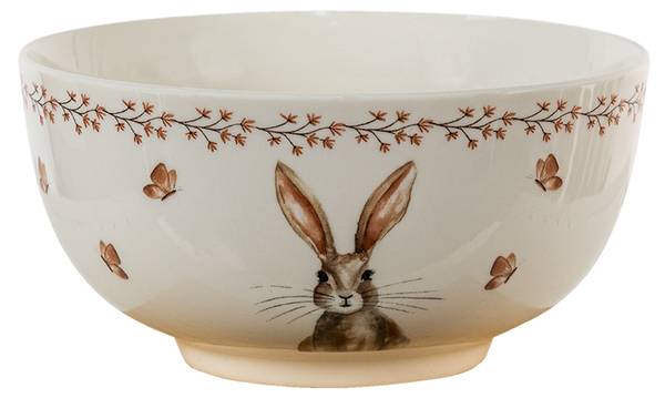 Suppenschale Ida&Bowl Beige - Porzellan - 14 x 7 x 14 cm