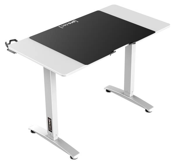 Schreibtisch Visalia Weiß - Metall - 110 x 118 x 60 cm