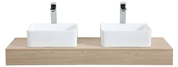 Badezimmerplan WILL Braun - Holzwerkstoff - 120 x 12 x 49 cm
