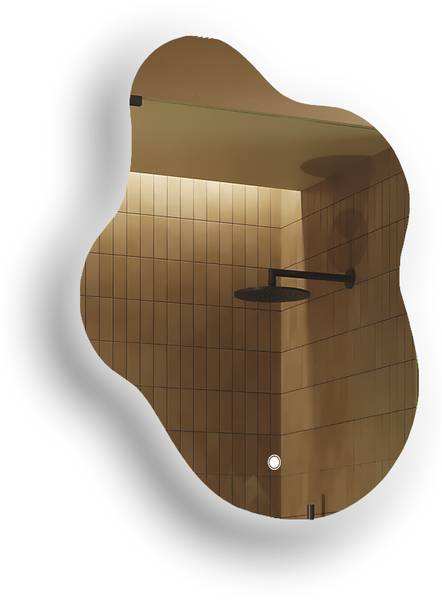 LED-spiegel MAG093 Spiegelglas - 74 x 94 x 1 cm