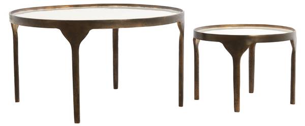 Tisch ELI Weiß - Metall - 85 x 42 x 85 cm