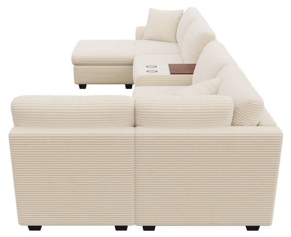 Canapé d’angle UL919505 Ⅵ Beige