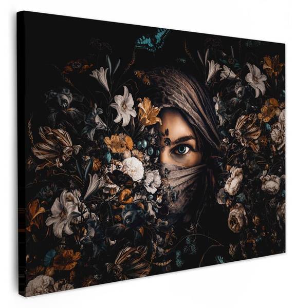 TABLEAU SUR TOILE Femme 80 x 60 cm