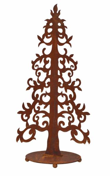 Gartendeko "Baum" Braun - Eisen - 29 x 62 x 13 cm
