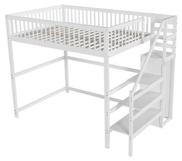 Kinderbett ｜K-106 Weiß - Breite: 145 cm