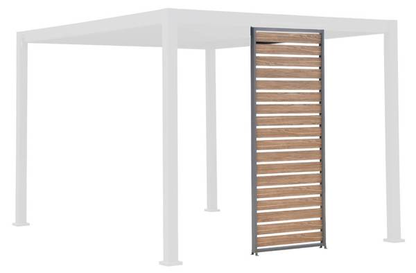 Paneel Triomphe Grau - Metall - 6 x 236 x 93 cm
