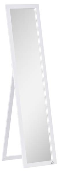 Ganzkörperspiegel 831-389WT Weiß - Glas - 37 x 154 x 37 cm