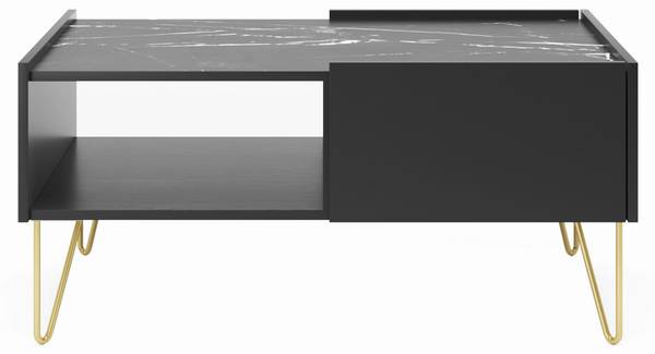 Couchtisch HARMON Schwarz - Holzwerkstoff - 97 x 45 x 65 cm