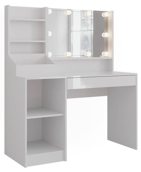 Kaptafel Sherry 57585 wit - plaatmateriaal op houtbasis - 120 x 76 x 51 cm