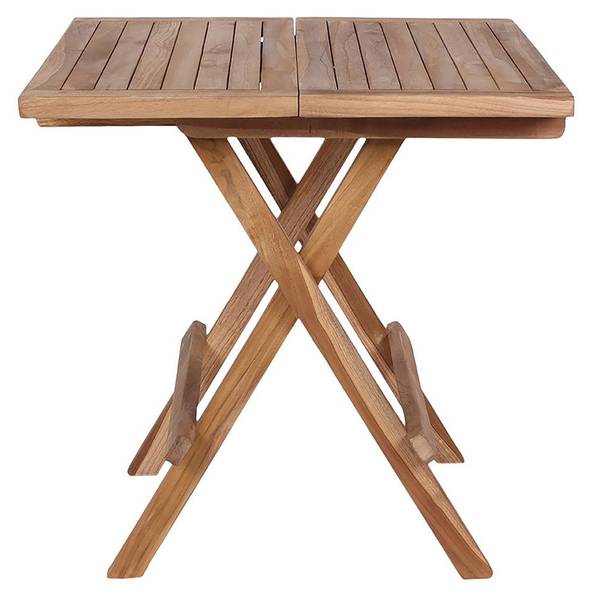 Gartentisch Bilbao Braun - Massivholz - 50 x 50 x 50 cm