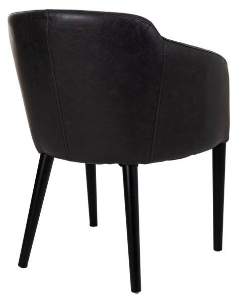 Sessel 4523323438 Schwarz - Massivholz - 62 x 82 x 60 cm