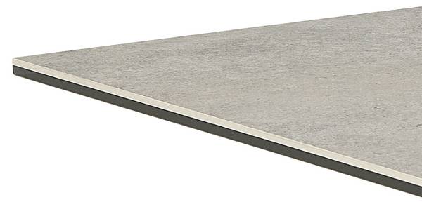 Esstisch Heaven Grau - Glas - 135 x 76 x 80 cm