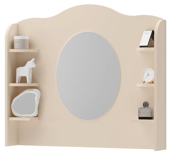 Schminktisch STORY 36 Beige - Eiche Dekor - Höhe: 157 cm