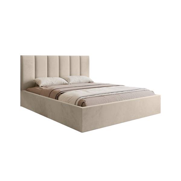 Polsterbett Eloria Beige - Breite: 188 cm