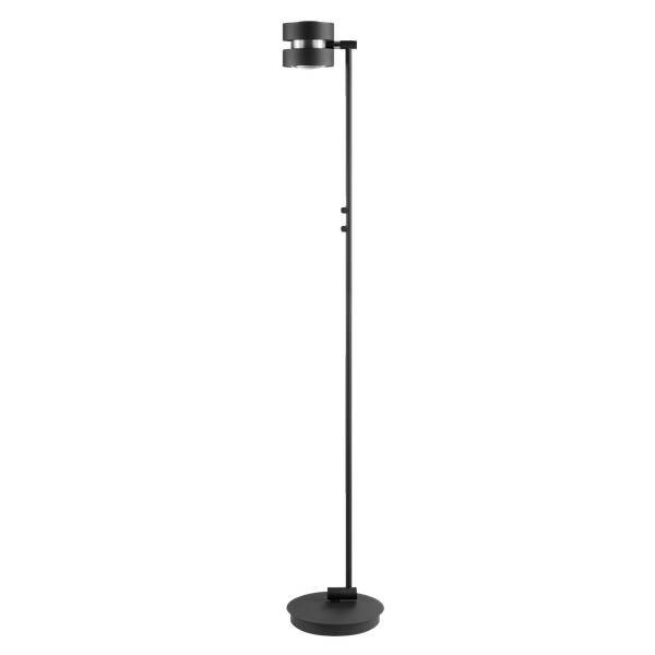LED Stehlampe mit stufenlosem Schwarz - Metall - 26 x 146 x 26 cm