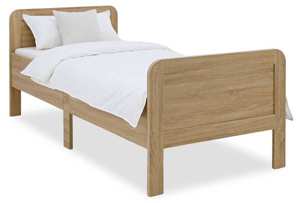 Lit senior 2409 Largeur : 98 cm - Avec tête de lit - Sans sommier - Marron
