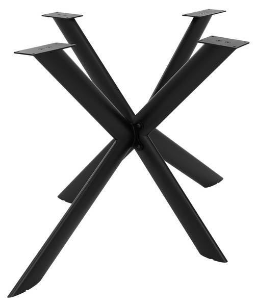 Pied de table AXION-S Noir - Métal - 78 x 72 x 120 cm
