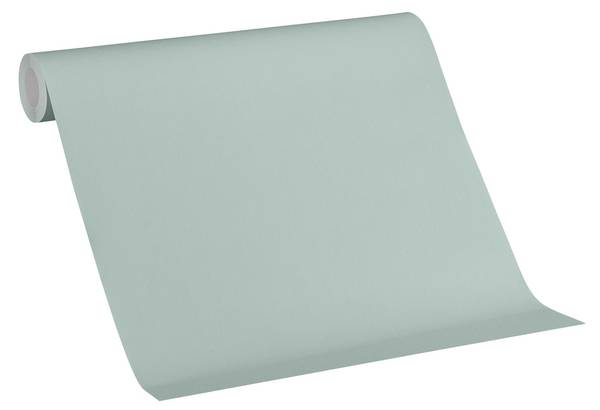 Vliestapete 3095 einfarbig modern Design Grau - Grün - Fleece - 53 x 1005 x 1 cm