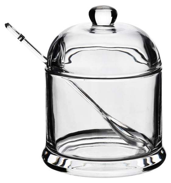 Zuckerdose MODERN Glas - 10 x 12 x 9 cm