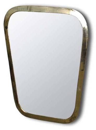 Spiegel Mabeline Gold - Metall - 40 x 48 x 40 cm