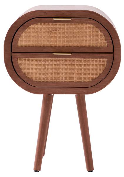 Nachttisch MALIRON Braun - Rattan - 46 x 64 x 34 cm