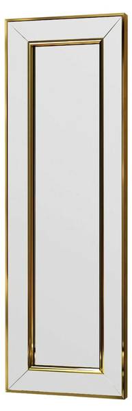 Spiegel Auron Gold - Holzwerkstoff - 30 x 90 x 3 cm