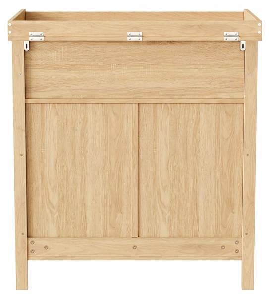 Wickelkommode NATMUD28 Ⅲ Braun - Holzwerkstoff - 50 x 90 x 82 cm