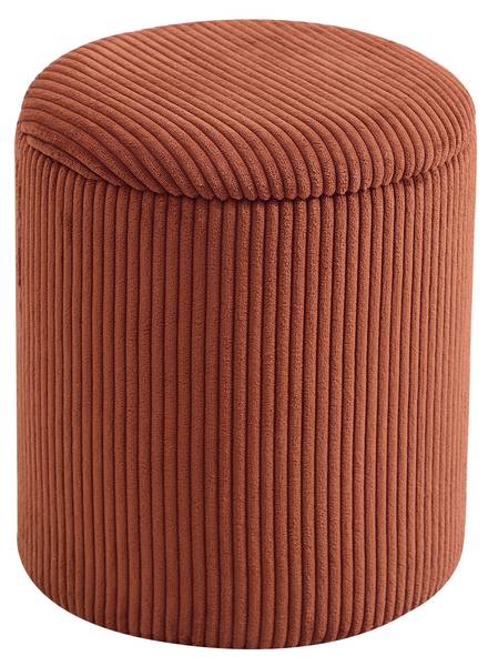 Pouf NARVIK 3er Set Rot