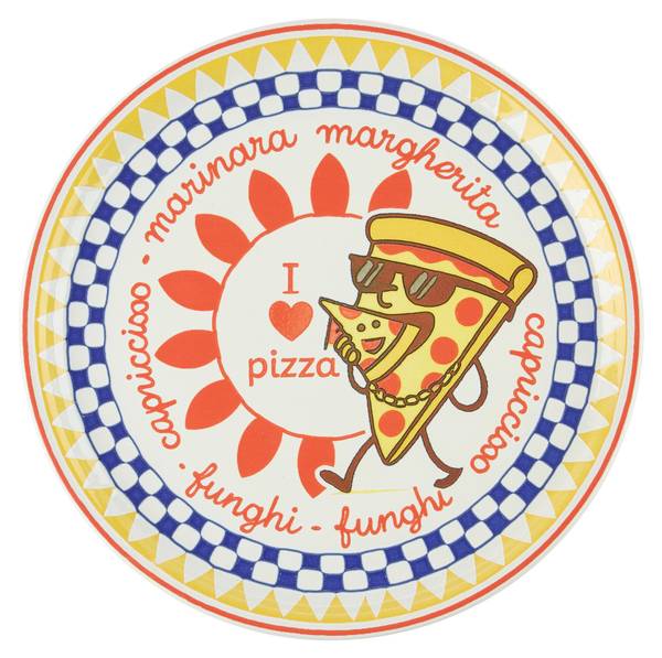 Pizzateller ITALY Keramik - 30 x 3 x 30 cm