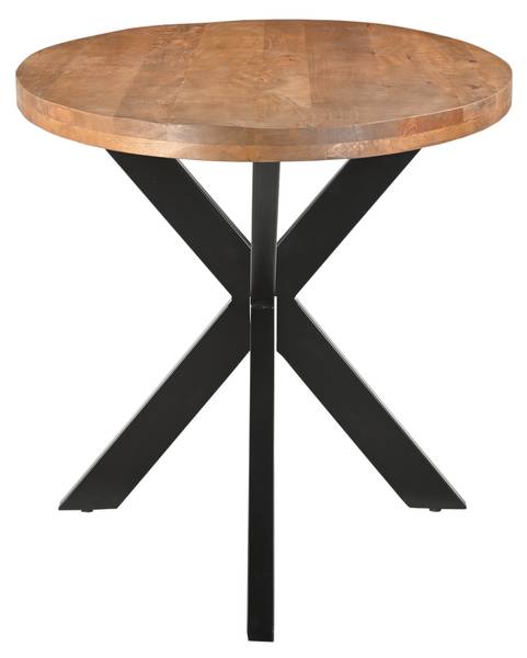 Eettafel Rocky bruin - den - 160 x 76 x 90 cm