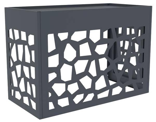 Abdeckung für Klimagerät KAZOMA Grau - Metall - 100 x 70 x 50 cm