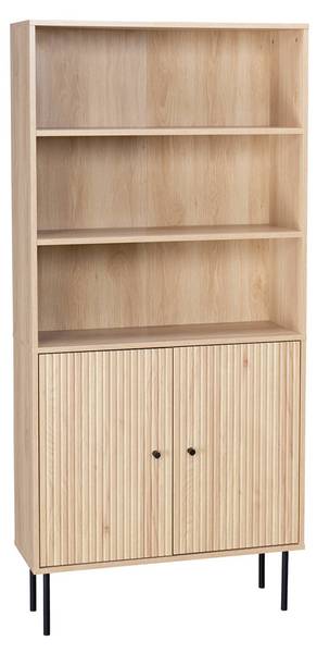 Bücherregal Braga Beige - Holz teilmassiv - 80 x 170 x 29 cm
