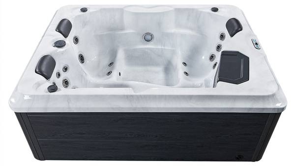Outdoor Whirlpool Oasis ohne Treppe Grau - Kunststoff - 210 x 80 x 160 cm