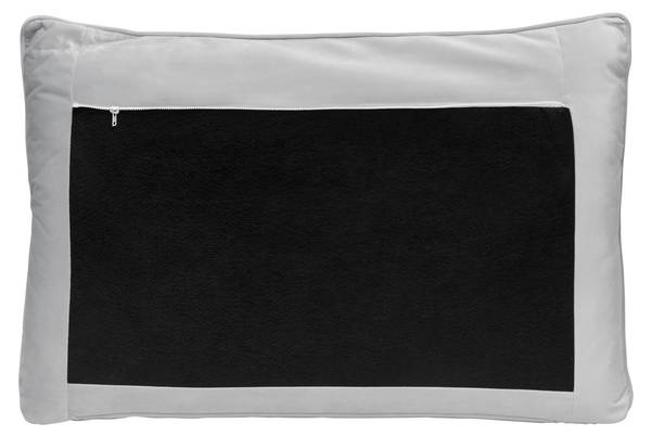 Polsterbett MALEA Grau - Metall - Massivholz - Textil - 190 x 112 x 227 cm