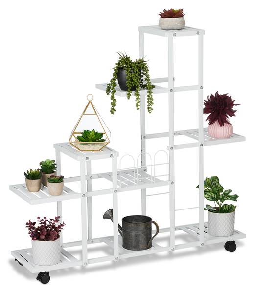 Weier Blumenstnder mit Rollen kaufen | home24