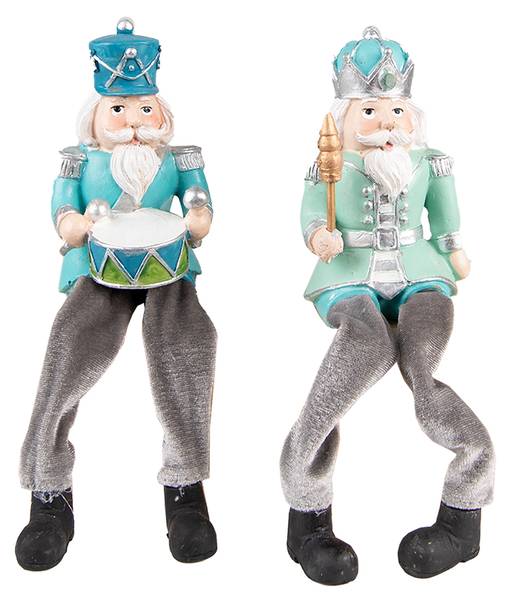 Nussknacker Weihnachten-Weston 2er Set Grün - Kunststoff - 6 x 21 x 7 cm