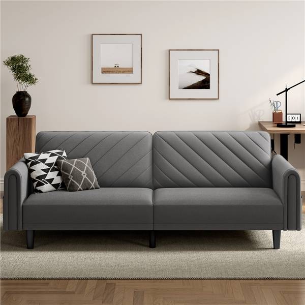 Schlafsofa ARF47 Grau - 202 x 71 x 82 cm