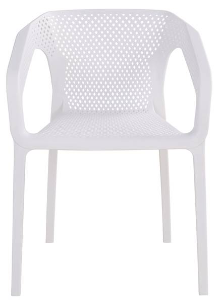 Chaise de jardin 2695 lot de 4 Blanc - Largeur : 220 cm