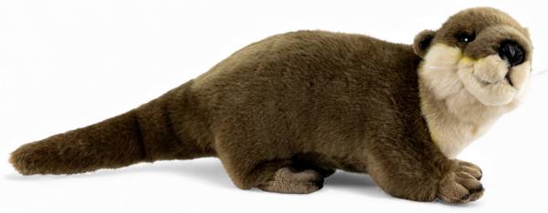 Kuscheltier Otter Braun - Kunstfell - 10 x 15 x 30 cm